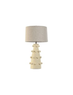Lampe de bureau Home ESPRIT Crème Grès 50 W 220 V 40 x 40 x 76 cm