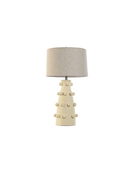 Lampe de bureau Home ESPRIT Crème Grès 50 W 220 V 40 x 40 x 76 cm