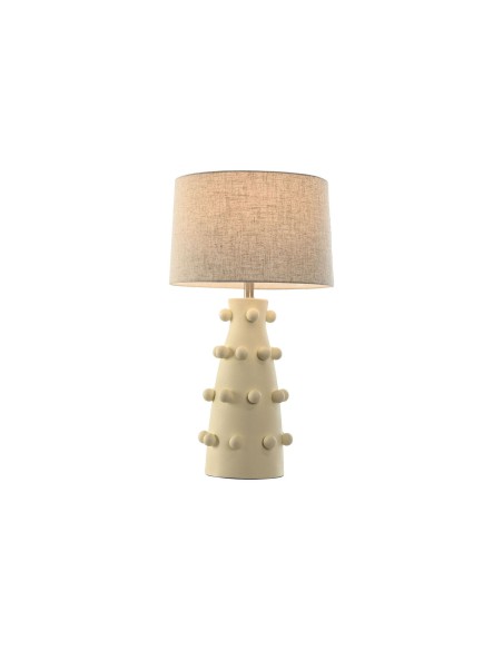 Lampe de bureau Home ESPRIT Crème Grès 50 W 220 V 40 x 40 x 76 cm