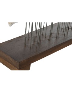 Figurine Décorative Home ESPRIT Blanc Marron Spirales 45 x 15 x 100 cm 2