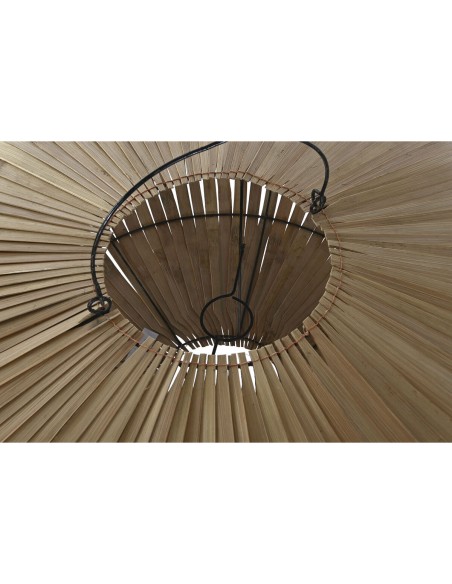 Écran de lampe Home ESPRIT Naturel Bambou 80 x 80 x 33 cm