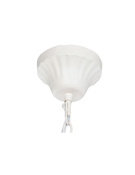 Suspension Home ESPRIT Blanc Marron Clair Bois Métal 25 W 60 x 53 x 55 cm