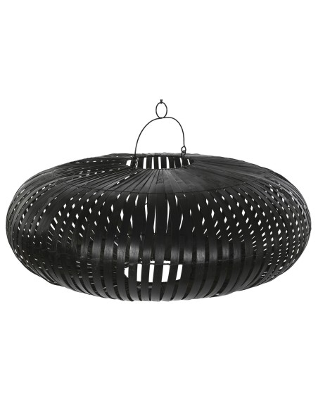 Écran de lampe Home ESPRIT Noir Bambou 80 x 80 x 30 cm