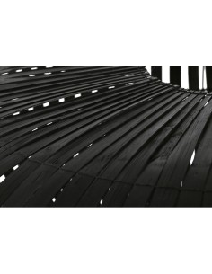 Écran de lampe Home ESPRIT Noir Bambou 80 x 80 x 30 cm 2