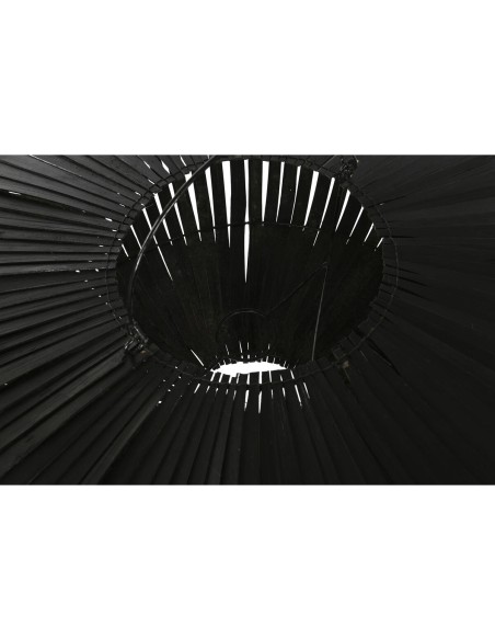 Écran de lampe Home ESPRIT Noir Bambou 80 x 80 x 30 cm
