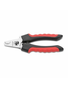 Ciseaux à ongles 3 Claveles Noir/Rouge Acier inoxydable