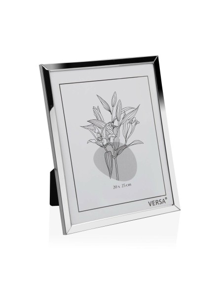 Cadre Photos Versa Argenté Métal Minimaliste 1 x 25,5 x 20,5 cm