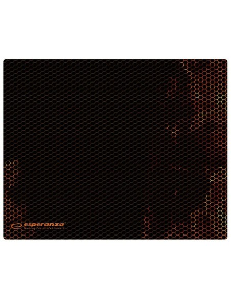 Tapis Antidérapant Esperanza EGP101R Noir Orange Imprimé