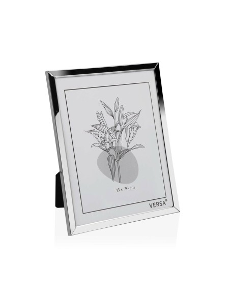 Cadre Photos Versa Argenté Métal Minimaliste 1 x 20,5 x 15,5 cm