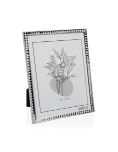 Cadre Photos Versa Argenté Métal Minimaliste 1 x 25,5 x 20,5 cm (2 Unités)
