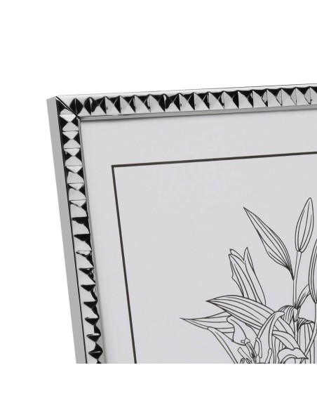 Cadre Photos Versa Argenté Métal Minimaliste 1 x 25,5 x 20,5 cm (2 Unités)