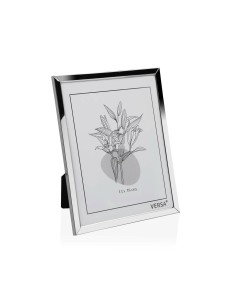 Cadre Photos Versa Argenté Métal Minimaliste 1 x 18,5 x 13,5 cm