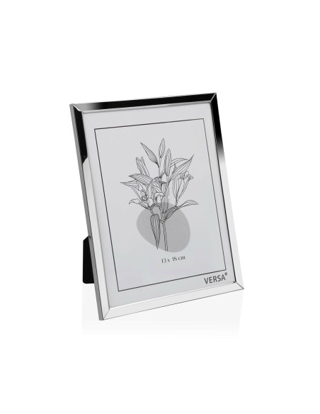 Cadre Photos Versa Argenté Métal Minimaliste 1 x 18,5 x 13,5 cm