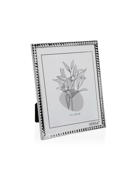 Cadre Photos Versa Argenté Métal Minimaliste 1 x 20,5 x 15,5 cm