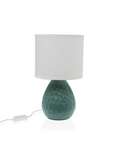 Lampe de bureau Versa Vert Blanc Céramique 40 W 15,5 x 27,5 cm