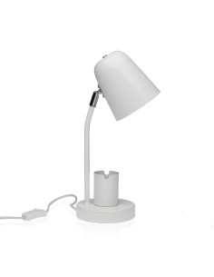 Lampe de bureau Versa Blanc Métal 18 x 40 x 14 cm