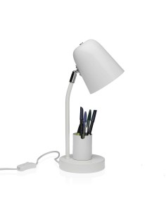 Lampe de bureau Versa Blanc Métal 18 x 40 x 14 cm 2