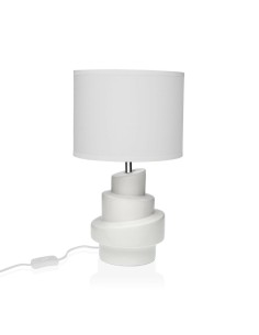Lampe de bureau Versa Blanc Céramique 20 x 35 cm