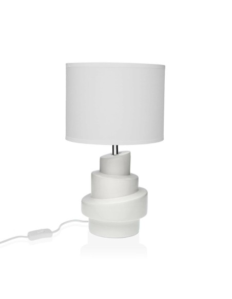 Lampe de bureau Versa Blanc Céramique 20 x 35 cm