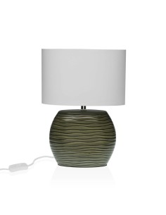 Lampe de bureau Versa Gris Céramique 13 x 33 x 25 cm