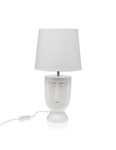 Lampe de bureau Versa Blanc Céramique 60 W 22 x 42,8 cm