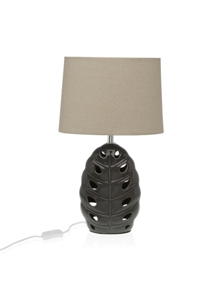 Lampe de bureau Versa Argenté Céramique 13 x 33 x 25 cm