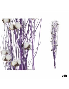 Bouquets Coton Violet 10 x 100 x 18 cm (18 Unités)