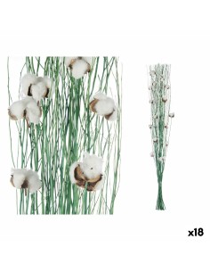 Bouquets Coton Vert 10 x 100 x 18 cm (18 Unités)