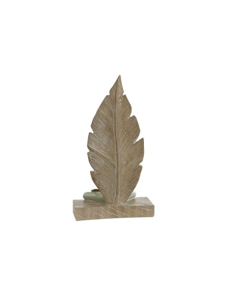 Figurine Décorative Home ESPRIT Blanc Vert Scandi 15,5 x 7,5 x 26,5 cm (2 Unités)