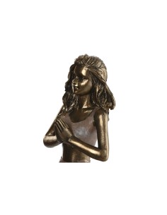 Figurine Décorative Home ESPRIT Rose Doré Yoga Scandi 19 x 6 x 26 cm (3 Unités) 2