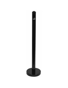 Cendrier Securit Poteau Acier inoxydable Noir 100,5 x 6,8 x 6,8 cm 2