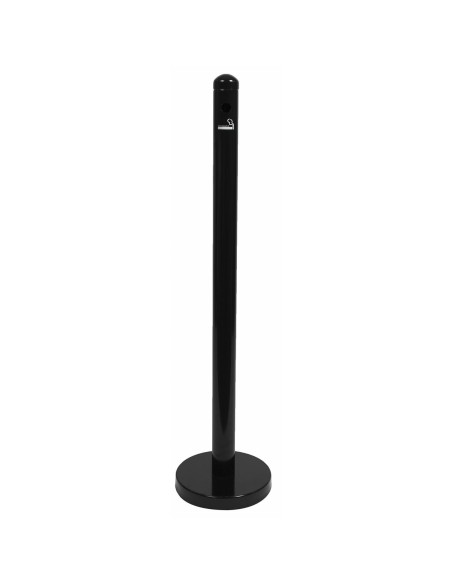 Cendrier Securit Poteau Acier inoxydable Noir 100,5 x 6,8 x 6,8 cm