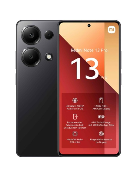 Smartphone Xiaomi Redmi Note 13 Pro 6,67" 8 GB RAM 256 GB Noir