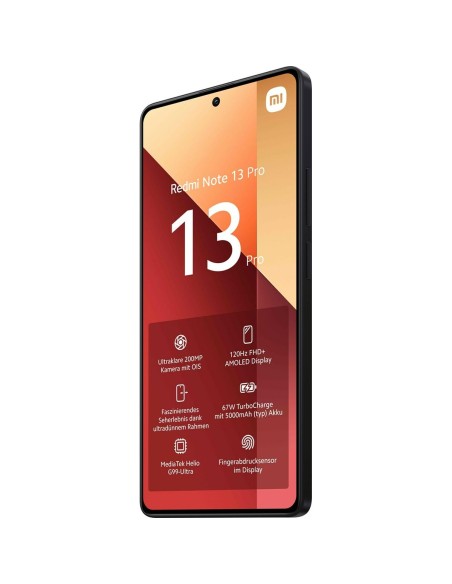 Smartphone Xiaomi Redmi Note 13 Pro 6,67" 8 GB RAM 256 GB Noir