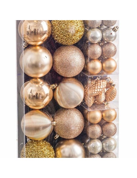 Boules de Noël Doré (50 Unités)