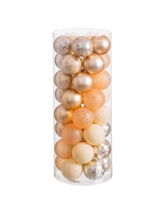 Boules de Noël Doré 6 x 6 x 6 cm (40 Unités)