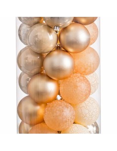 Boules de Noël Doré 6 x 6 x 6 cm (40 Unités) 2