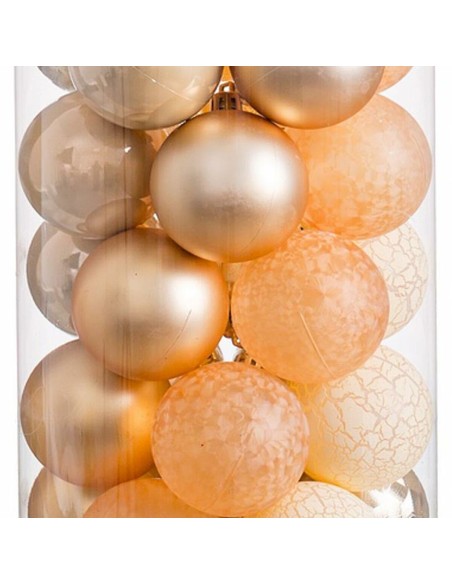 Boules de Noël Doré 6 x 6 x 6 cm (40 Unités)