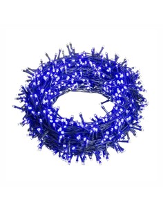 Guirlande lumineuse LED 25 m Bleu Blanc 6 W Noël