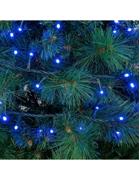 Guirlande lumineuse LED 25 m Bleu Blanc 6 W Noël