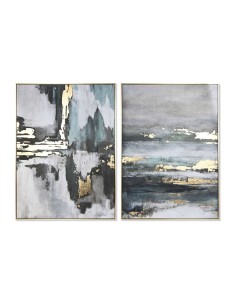 Cadre Home ESPRIT Abstrait 103 x 4,5 x 143 cm (2 Unités)