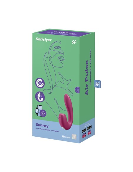Aspirateur à clitoris Satisfyer Sunray Fuchsia