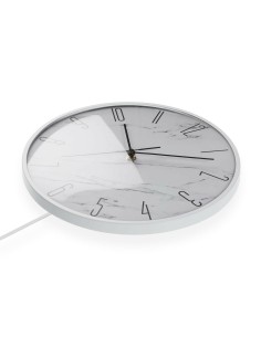 Horloge Murale Versa Pendule Métal Verre Bois MDF 4,5 x 56 x 29 cm 2