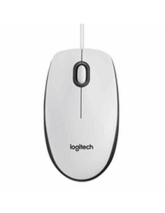 Souris Optique Logitech 910-003360 800 dpi Blanc Monochrome (1 Unité)