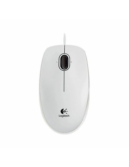 Souris Optique Logitech 910-003360 800 dpi Blanc Monochrome (1 Unité)