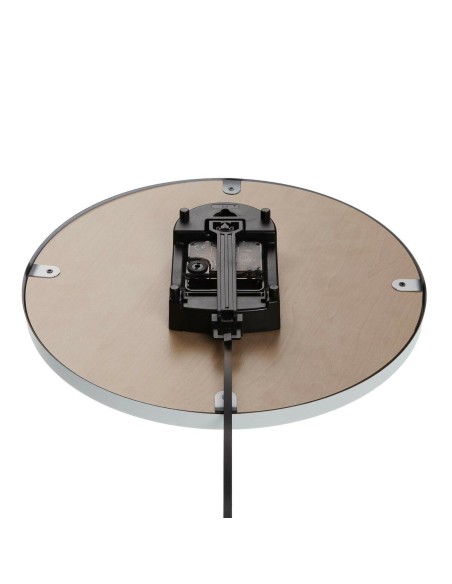 Horloge Murale Versa Pendule Métal Verre Bois MDF 4,5 x 56 x 29 cm