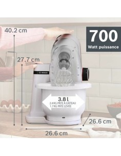 Robot culinaire BOSCH Serie 2 MUMS2AW21 Blanc 700 W 3,8 L 2