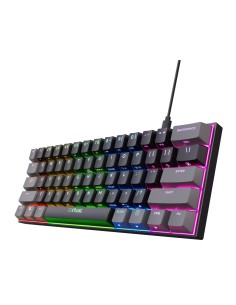 Clavier pour jeu Trust GXT 867 Acira Noir Multicouleur QWERTY Qwerty US