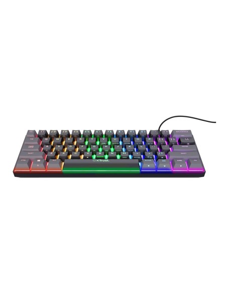 Clavier pour jeu Trust GXT 867 Acira Noir Multicouleur QWERTY Qwerty US