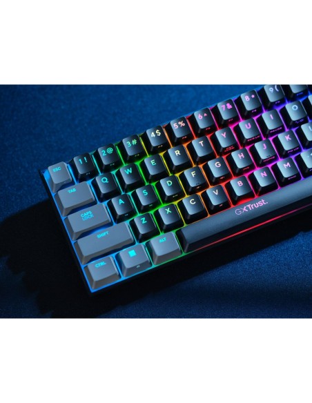 Clavier pour jeu Trust GXT 867 Acira Noir Multicouleur QWERTY Qwerty US